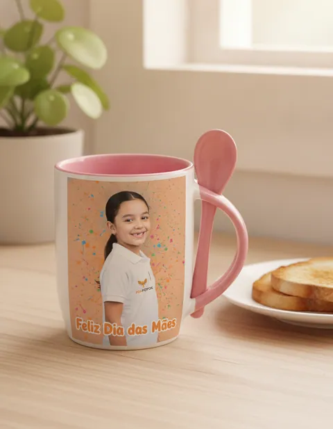 Caneca com Colher