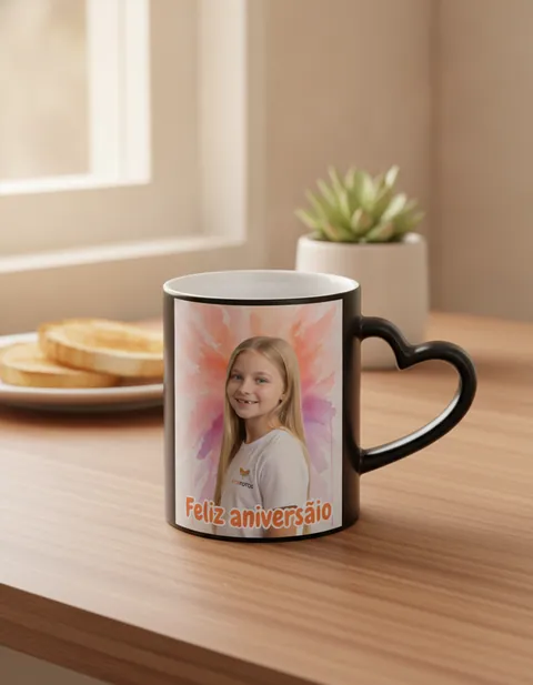Caneca Mágica Coração