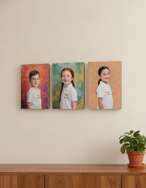 Painel de Madeira com Foto Ampliada 20x25 / 20x30 / 24x30