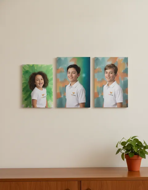 Painel de Madeira com Foto Ampliada 40x50 / 40x60 / 50x60