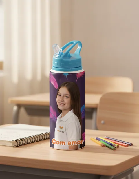 Squeeze Alça Colorida 600ml